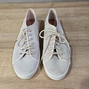 Keds Kick Start Suede Lace-Up Sneaker w/Dear Foam, Light Pink, Sz 9.5